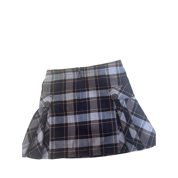 Lands' End Girls Kids School Uniform Blue Gray Grey Plaid Size 10 (10 - 11 yrs) - Picture 4 of 7